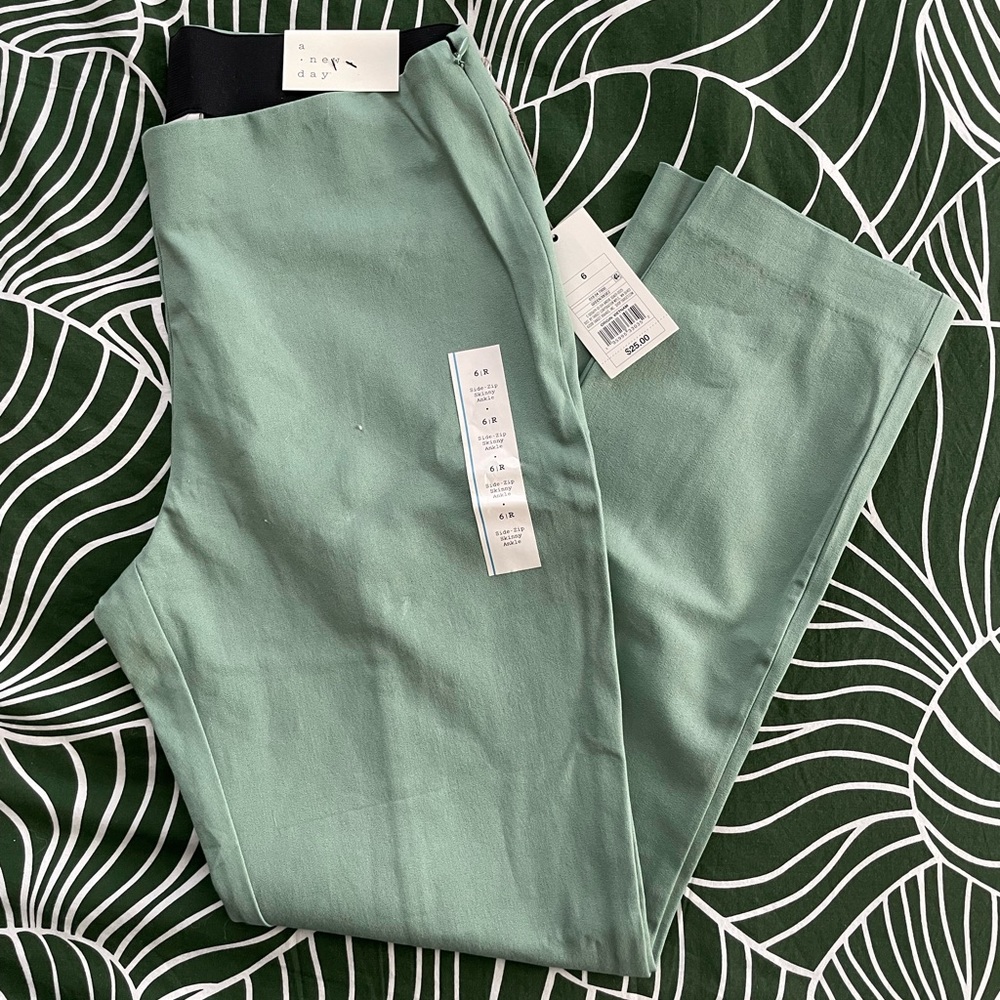 High rise skinny ankle pant